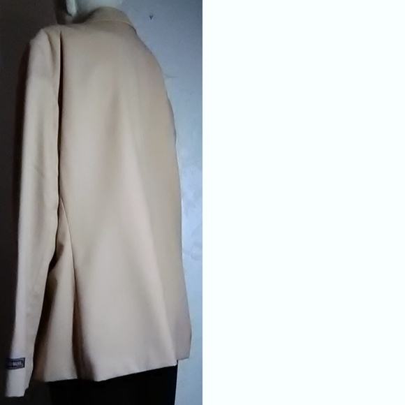 Sag Harbor New Beige Wool Blazer Size 18 - Picture 5 of 6